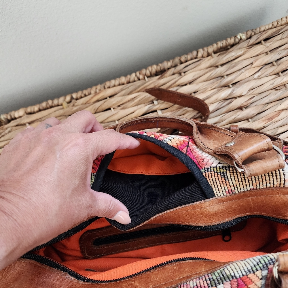 Ixchel triangle huipil diaper bag - Picture 10 of 16